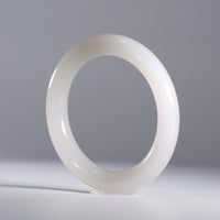 White Jade Bangle 57mm #225