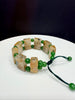 Gold Rutilated Quartz Jade Handmade Bracelet Natural Quartz Crystal Bracelet |#5000