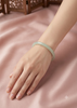 Hetian Jade Round Bangle Natural Jade Bracelet 53mm | #1347