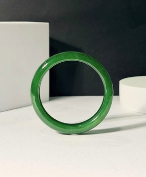 Canadian Polar Jade Bangle Natural Jade Bracelet AAA Grade 58.5mm | #1477