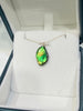 Rare Canadian Ammolite Pendant | #3259 | 1-of-1 Certified Ammolite Doublet