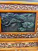 Jade Screen Harmonious Blessings Natural Jade #2975