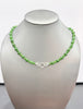 Natural Canadian Polar Jade Beaded Necklace 4mm to 6mm | AAA Grade Genuine Nephrite｜#5027