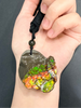 Natural Ammolite Polished One Piece Stone Pendant Treasure Bowl | #5009