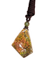 Natural Ammolite Polished One Piece Stone Pendant Treasure Bowl | #5011