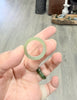 Natural Hetian Nephrite Jade Flat Band Ring – Lake Green Size 7| Certified in Canada|#5034