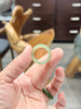 Natural Hetian Nephrite Jade Domed Band Ring – Lake Green Size 9 | Certified in Canada|#5036