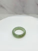 Natural Hetian Nephrite Jade Domed Band Ring – Lake Green Size 9 | Certified in Canada|#5036