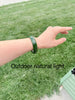 Canadian Polar Jade Bangle Natural Jade Bracelet A Grade 58mm | #5042