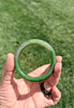 Authentic Canadian Polar Jade Bangle Natural Jade Bracelet A Grade 58mm | #5045