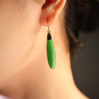 LONG TEARDROP EARRINGS #1080