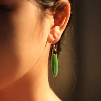 LONG TEARDROP EARRINGS #1080