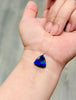 Authentic Alberta Ammolite Pendant Necklace– 14K Gold Filled, Grade A+ Violet Purple Fire Spectrum|#3263