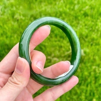 A CANADIAN JADE BANGLE 60MM #2344