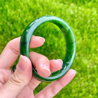 A CANADIAN JADE BANGLE 60MM #2219