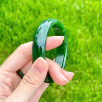 A CANADIAN JADE BANGLE 60MM #2219