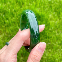 A CANADIAN JADE BANGLE 60MM #2219