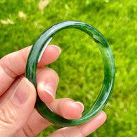 A CANADIAN JADE BANGLE 60MM #2413