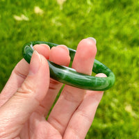 A CANADIAN JADE BANGLE 60MM #2413