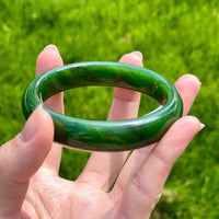 AAA Canadian Jade Bangle 56mm #2345