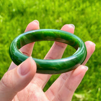 AAA Canadian Jade Bangle 56mm #2345