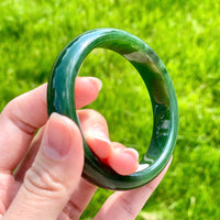 AA CANADIAN JADE BANGLE 56MM #2373