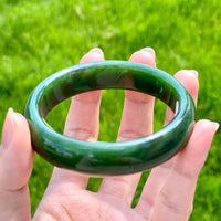 AA CANADIAN JADE BANGLE 56MM #2373