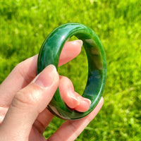 A Canadian Jade Bangle 54mm #2371