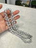 Japanese Baroque Akoya Saltwater Cultured Pearl Necklace (8-11mm) | Statement High Luster Strand 30" | 925 Sterling Silver Clasp | #5069