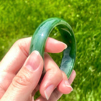 A CANADIAN JADE BANGLE 55MM  #150