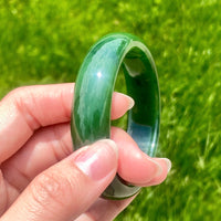 A CANADIAN JADE BANGLE 55MM  #150