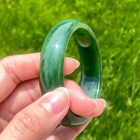 A CANADIAN JADE BANGLE 55MM  #150