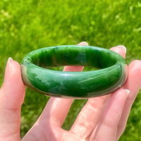 A CANADIAN JADE BANGLE 55MM  #150