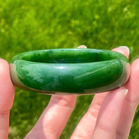 A CANADIAN JADE BANGLE 55MM  #150