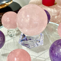 Natural Rose Quartz Ball #1927