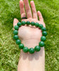 12mm Polar Jade Beaded Bracelet #2405