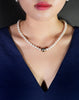 Akoya & Tahitian Saltwater Pearl Necklace #537