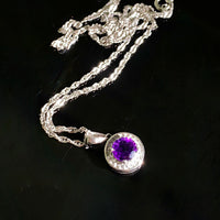 February Pendant - Amethyst #1889