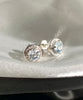 March Earrings - Aquamarine #1940