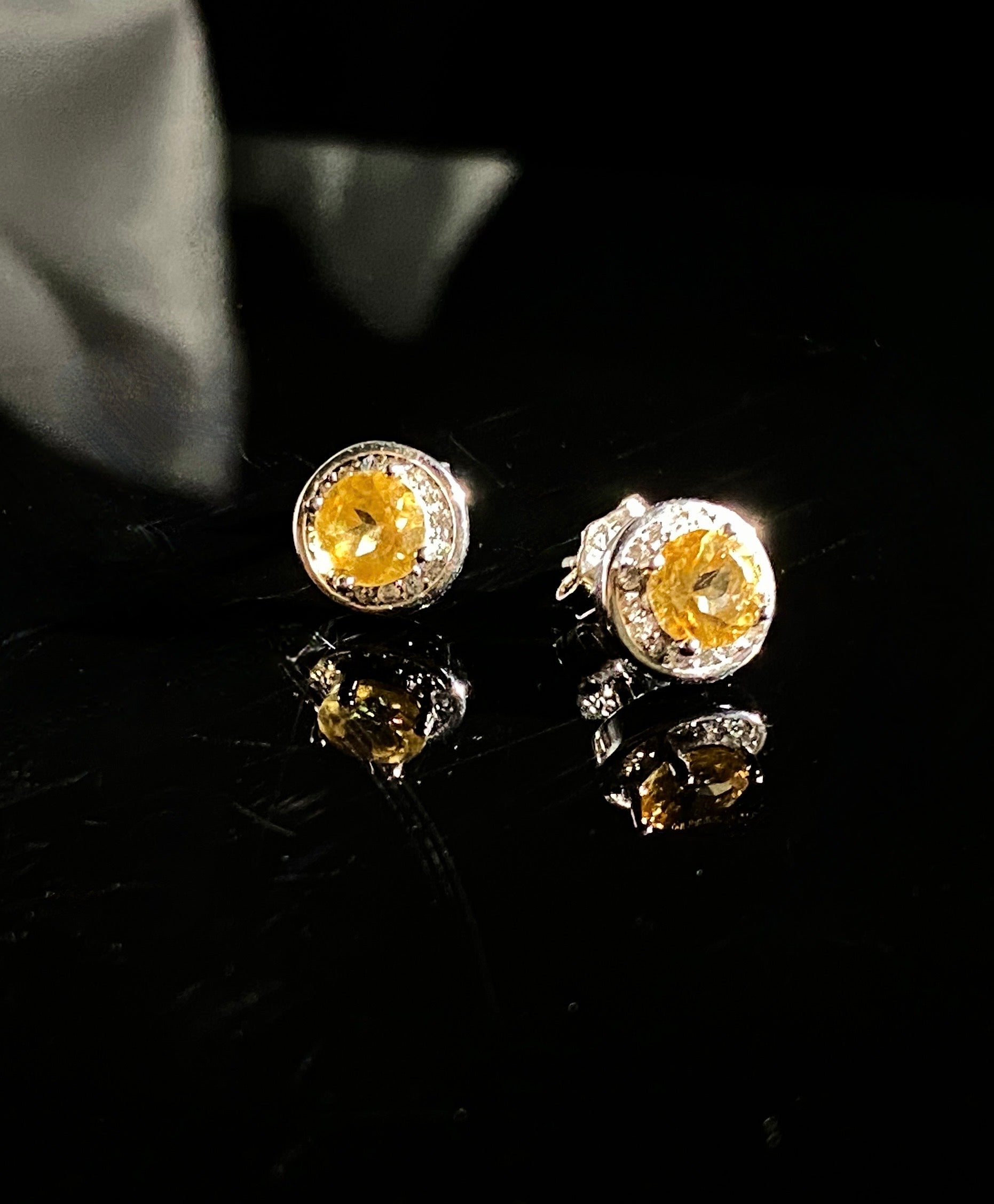 Citrine Earrings - November #2429