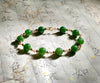 7.5mm Polar Jade Starry Beaded Bracelet #2431