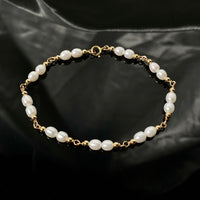 7" Freshwater Pearl Starry Bracelet #2435