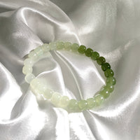 Green Gradient Jade Beaded Bracelet #1020