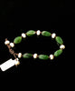 Jade and Ox Bone Beaded Bracelet #1873