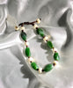 Jade and Ox Bone Beaded Bracelet #1873