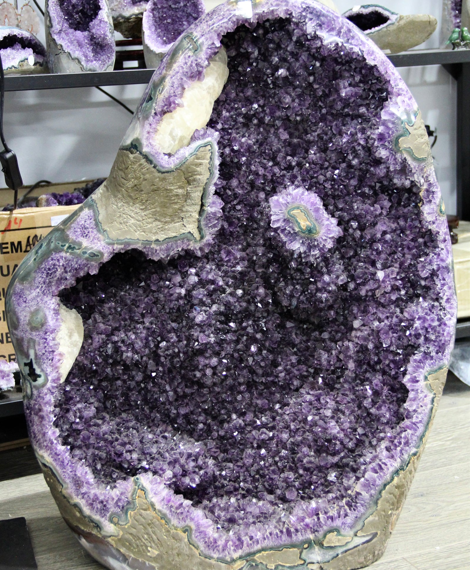 Basalt Amethyst Cathedral (61kg) #1584