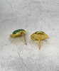 VINTAGE TRIANGLE JADE EARRINGS #1079