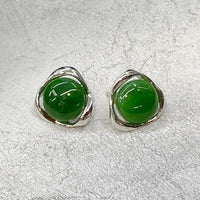 CANADIAN JADE CLASSIC EARRINGS #1077