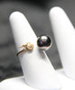 10.5mm Tahitian Saltwater Pearl Ring #1650