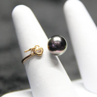 10.5mm Tahitian Saltwater Pearl Ring #1650